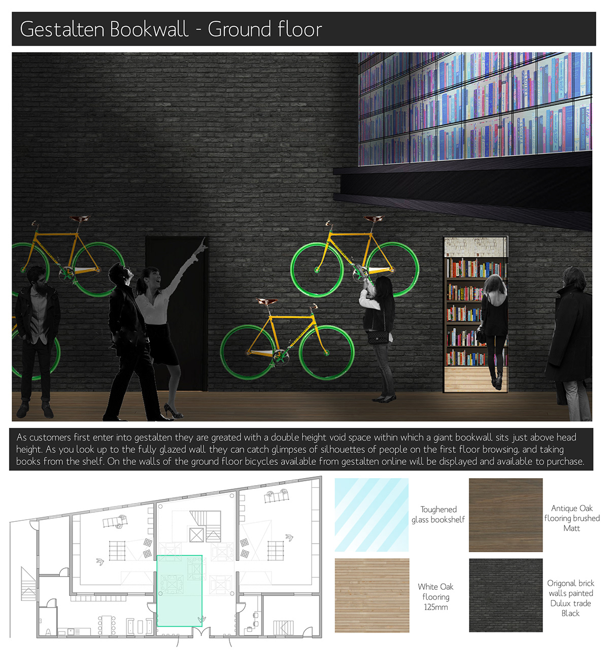 Interior design bookshop books gestalten silwex silwexhouse quakerstreet London brand Experience