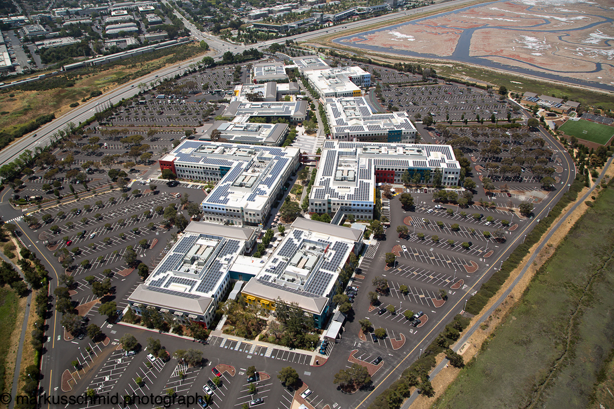 Aerial aerial view aerialview facebook google apple tesla Silicon Valley