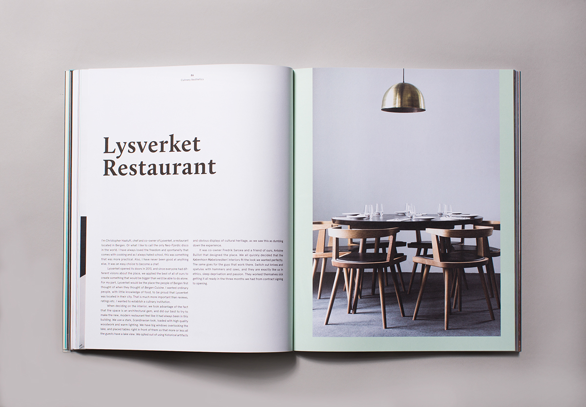 editorial magazine Layout grid minimal Norwegian design anti design