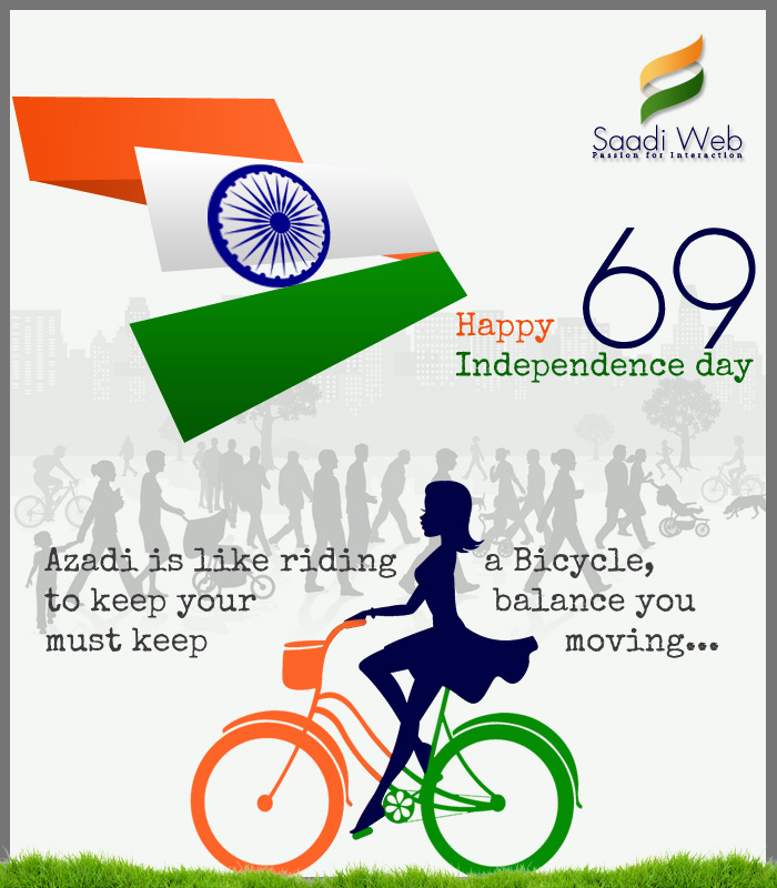 independence day 15 AUGUST saadi web national flags green color orange color purity