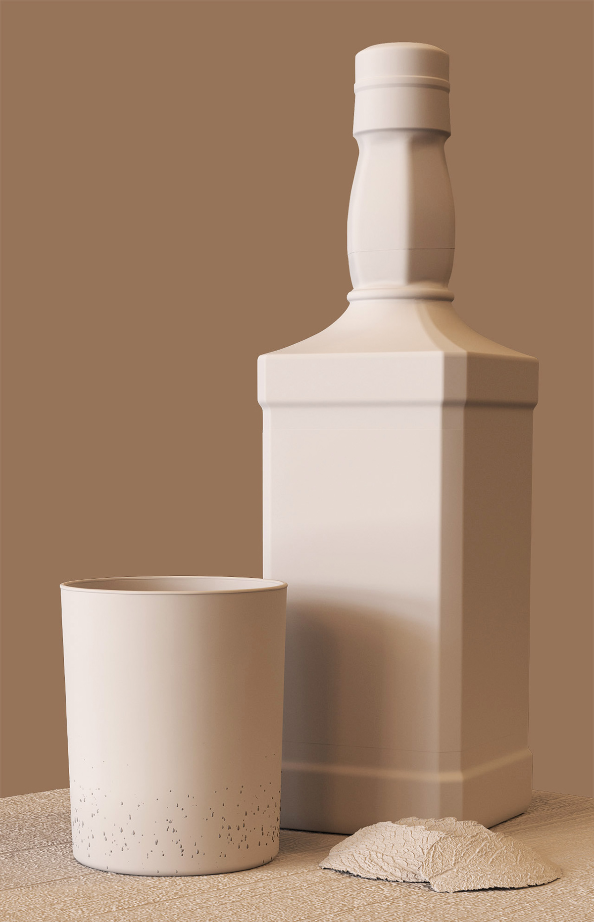 Whisky jackdaniels branding  3dart photorealistic Advertising  packagedesign bottle alchogol productdesign