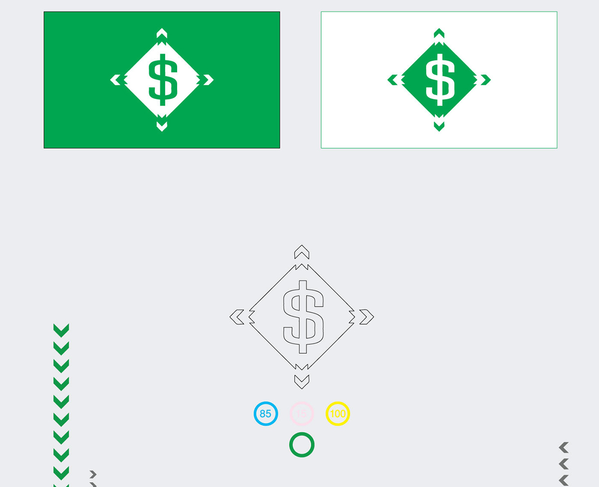 logo identity sketch exchange money card envelop