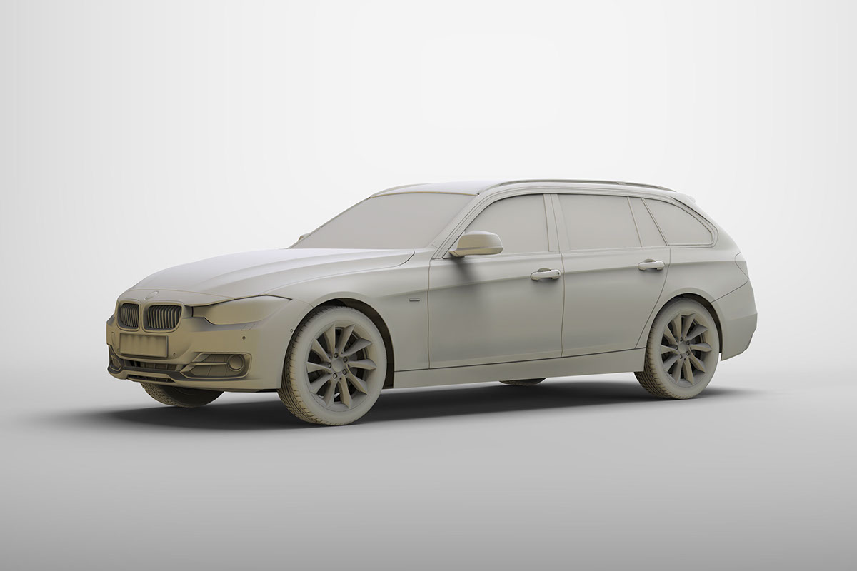 automotive   3D rendering keyshot