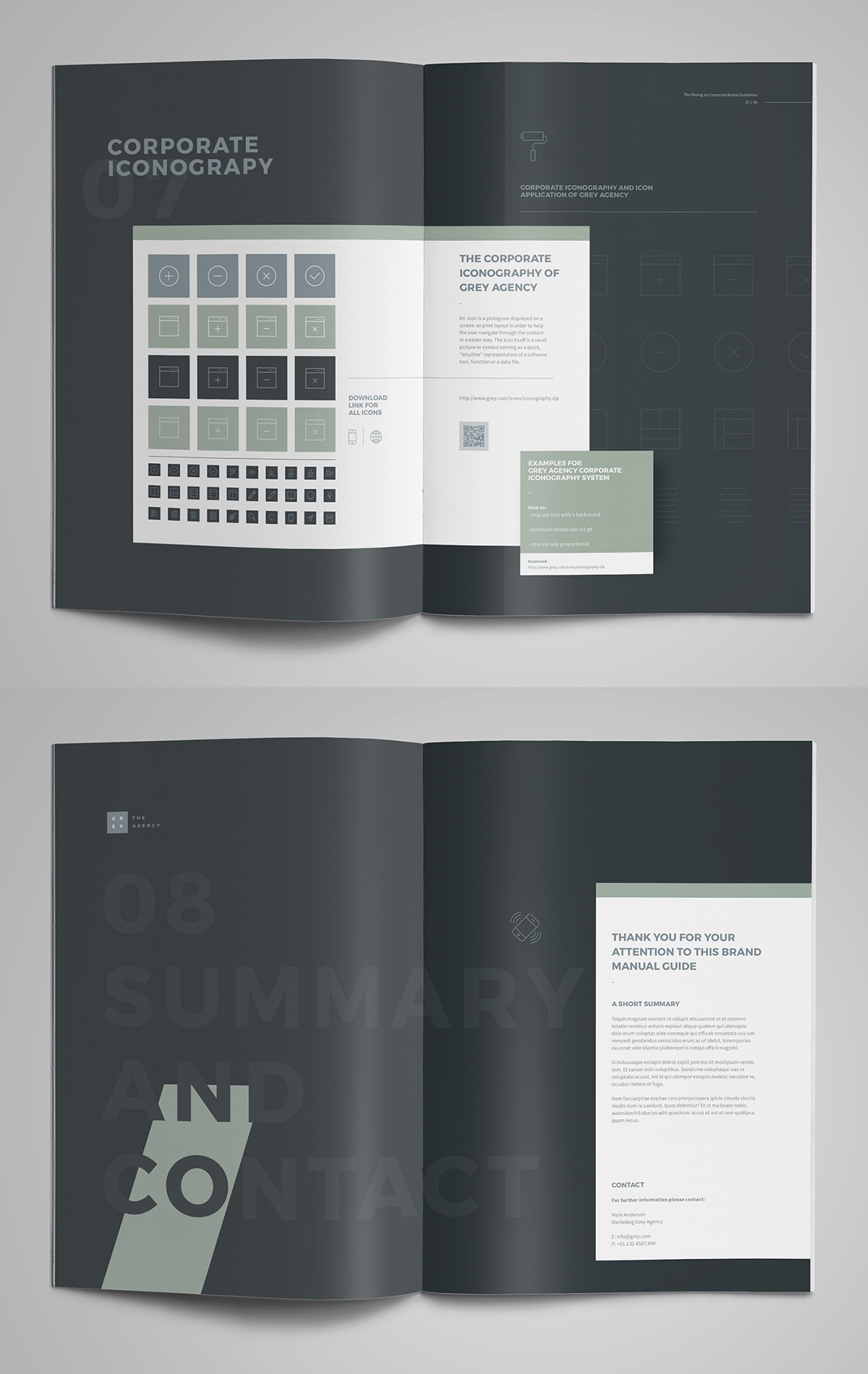 a4 agency brand brand guide brandbook bundle colors Corporate Identity egotype Guide guidelines vertical identity infographics portrait