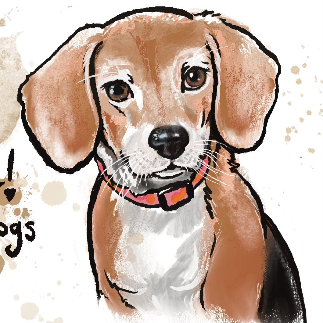 surface illustration dogs dog breeds gifts