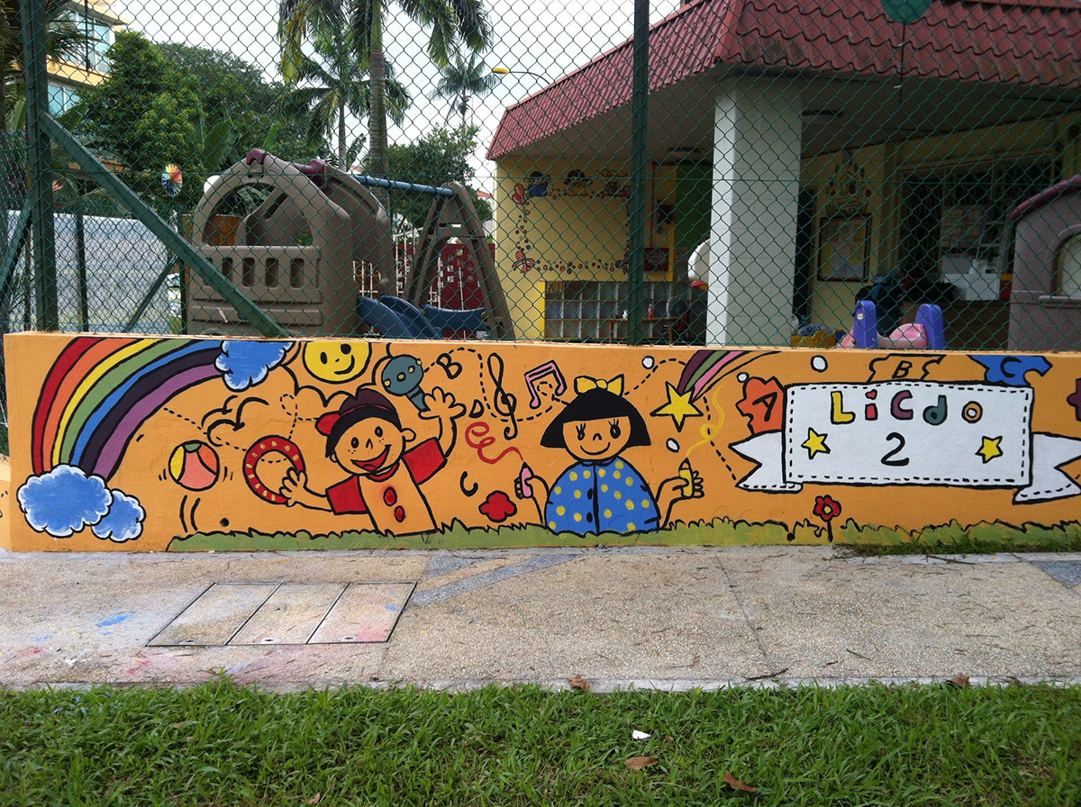 muralpainting Mural kids Colourful  happy