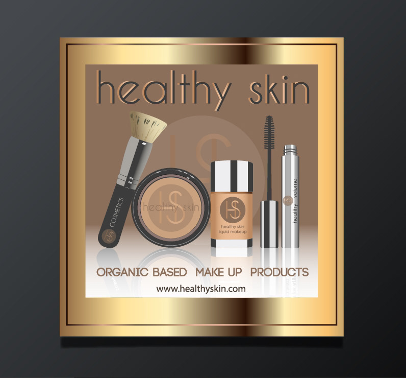 graphic design  Beauty Products concept design