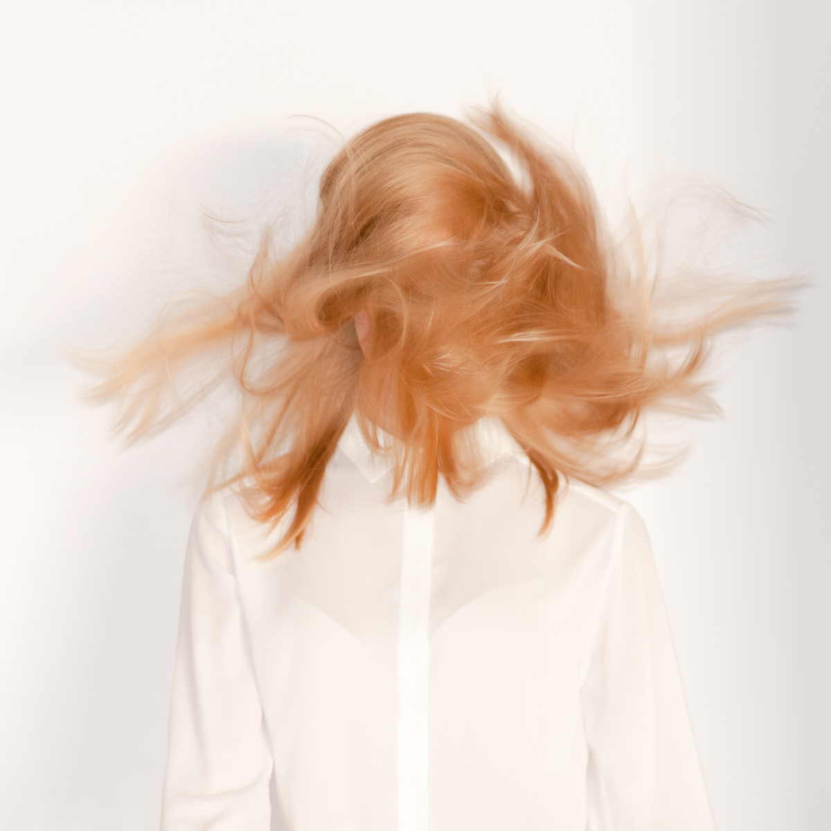 White black woman blonde hair minimalist fashion photography pablo charnas