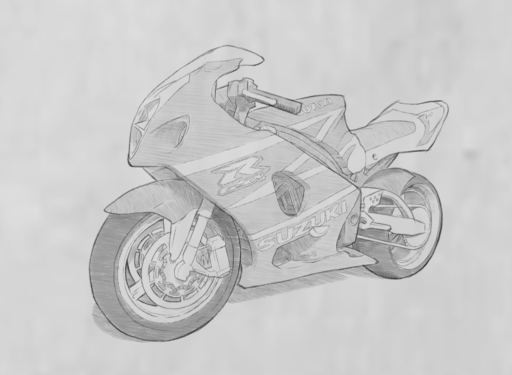 Motorbike drawing || bike pencil sketch drawing || art video - YouTube-gemektower.com.vn