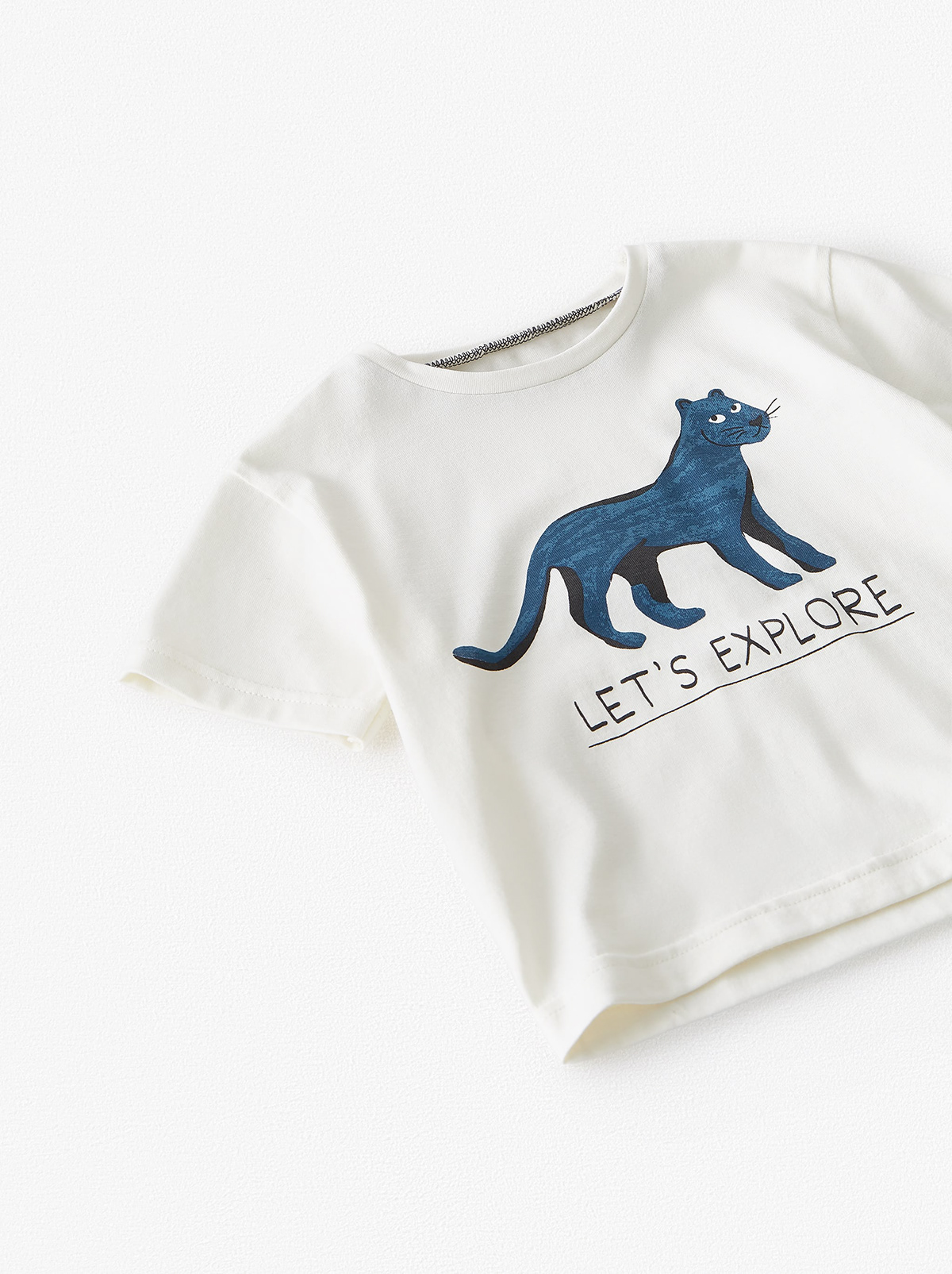 animal baby boy explore graphic tee ILLUSTRATION  inditex jungle kids textile zara