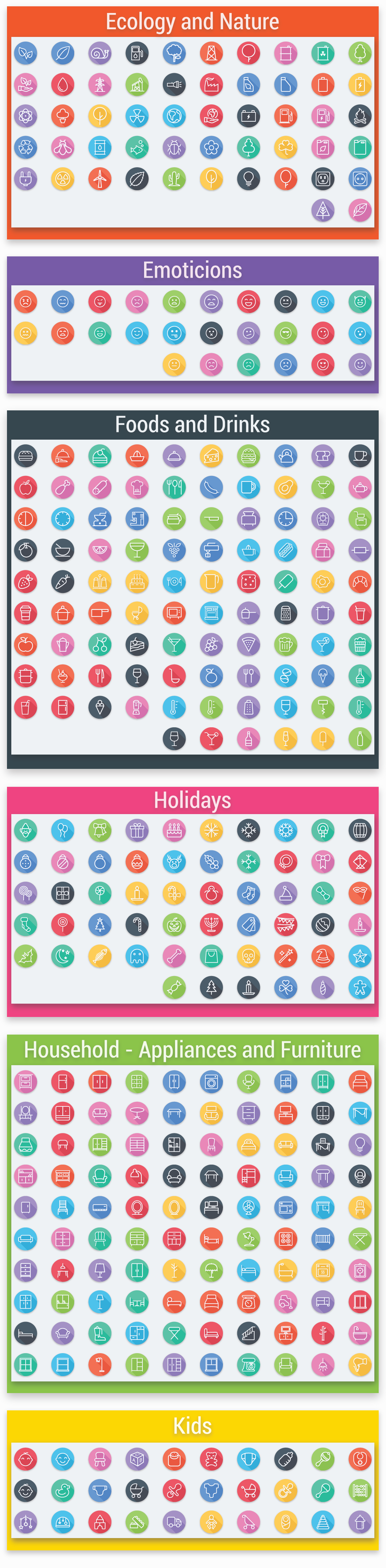 flat icons line icons outline icons design ios icons android icons free icons web icons app icons colorful FLAT LINE ICONS icons set vector infographic