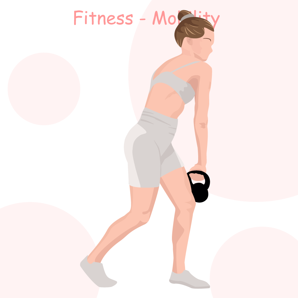 faceless vector art healthy fitness workout training sport Illustrator