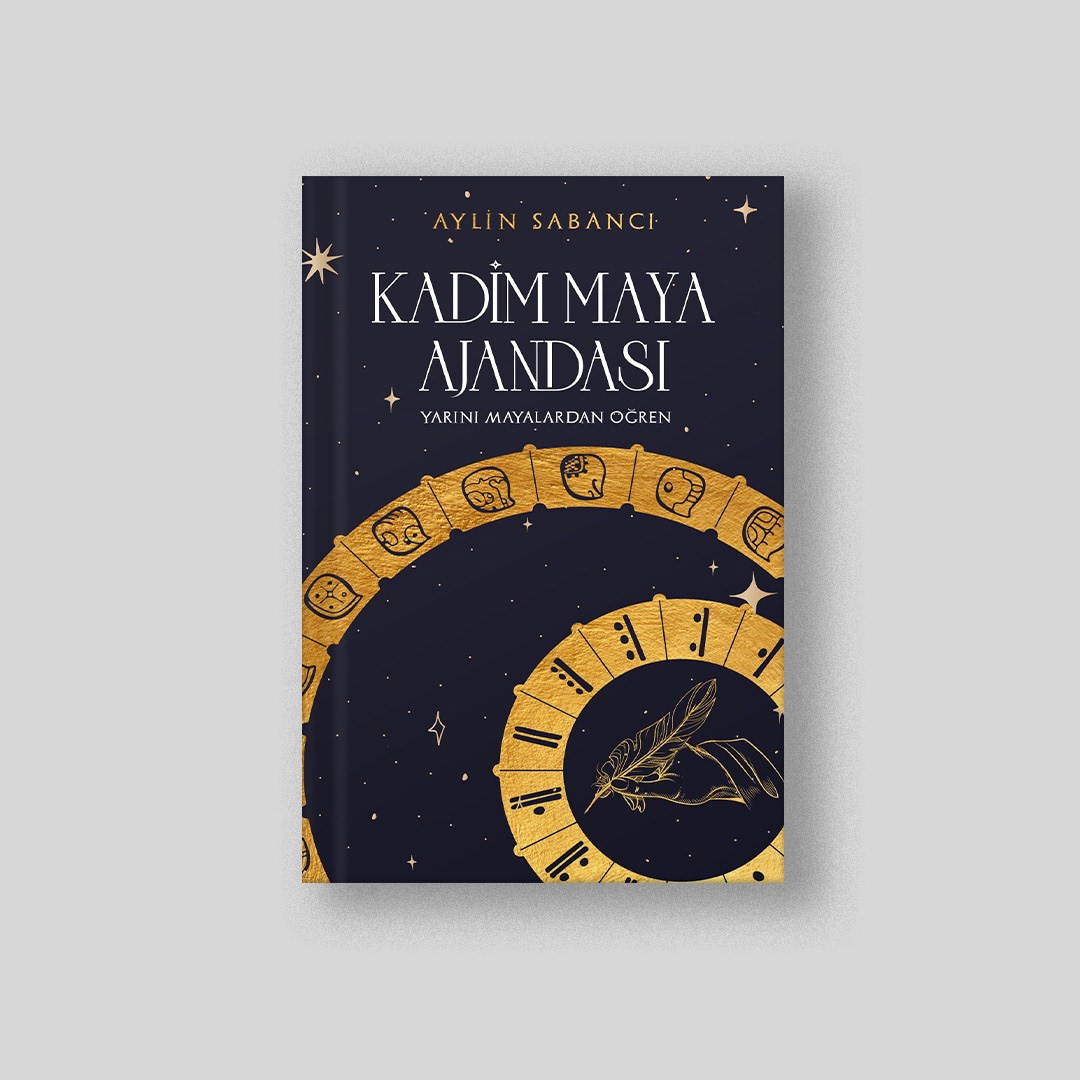 Advertising  Astrology book bookcover brand identity design KITAP KAPAK Maya mayan zodiac