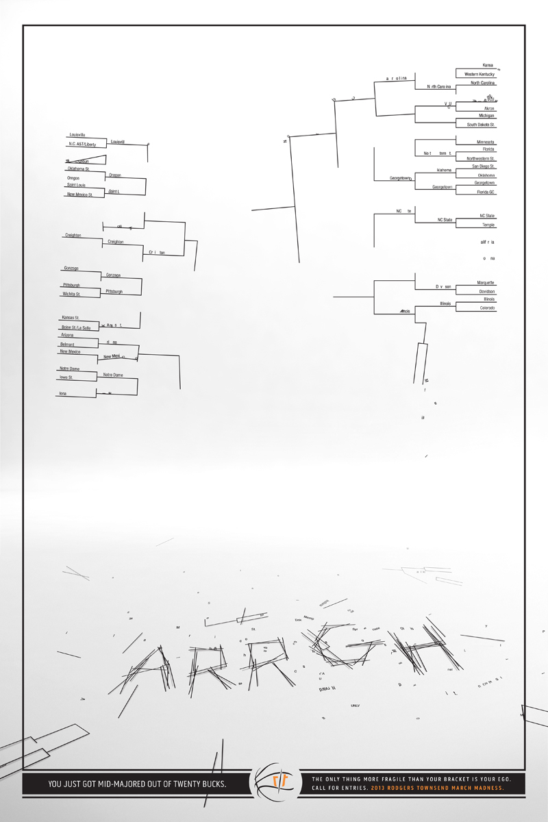 march madness poster NCAA basketball final four Tournament tourney challenge office pool Pool BRACKET Brackets