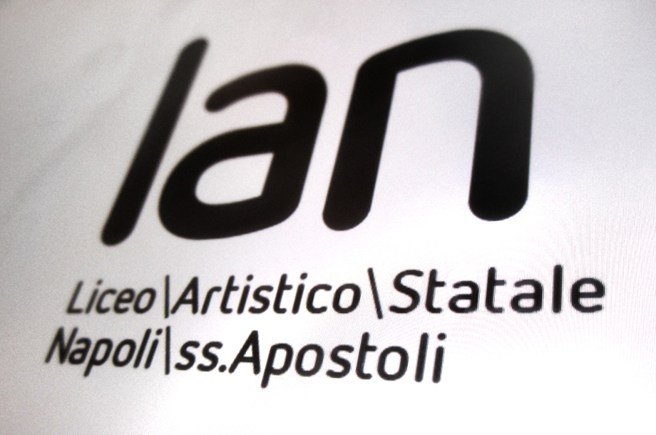 school Interface Web art school Liceo  liceo artistico Naples Logotipo Logotype