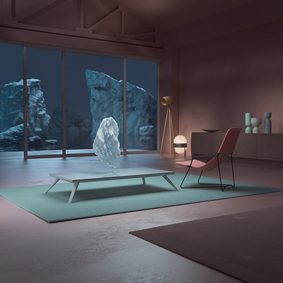 Greenland 3D design Interior architecture cinema4d octane art digitalart Render