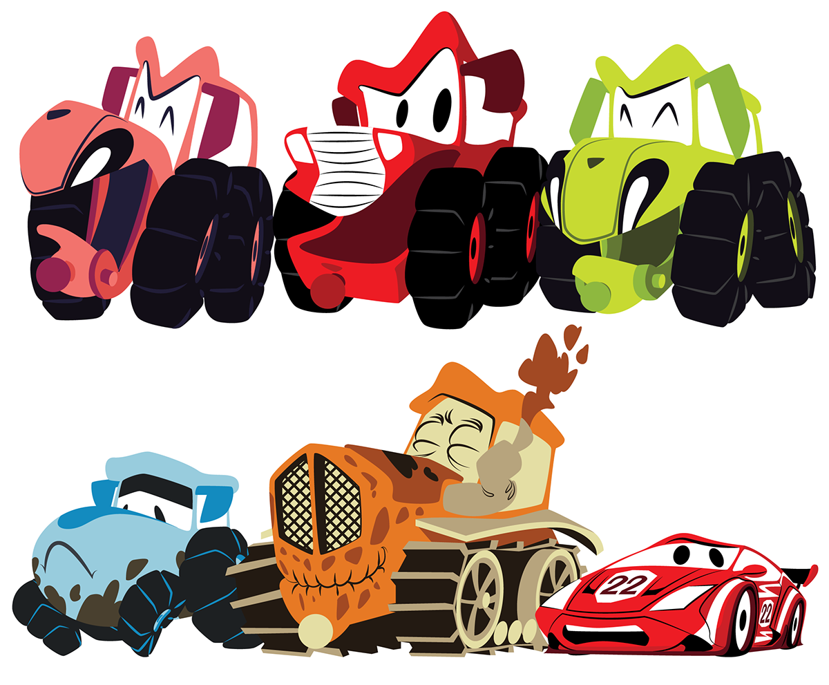 Cars children storybook graphic design  ILLUSTRATION  storybook visual storytelling