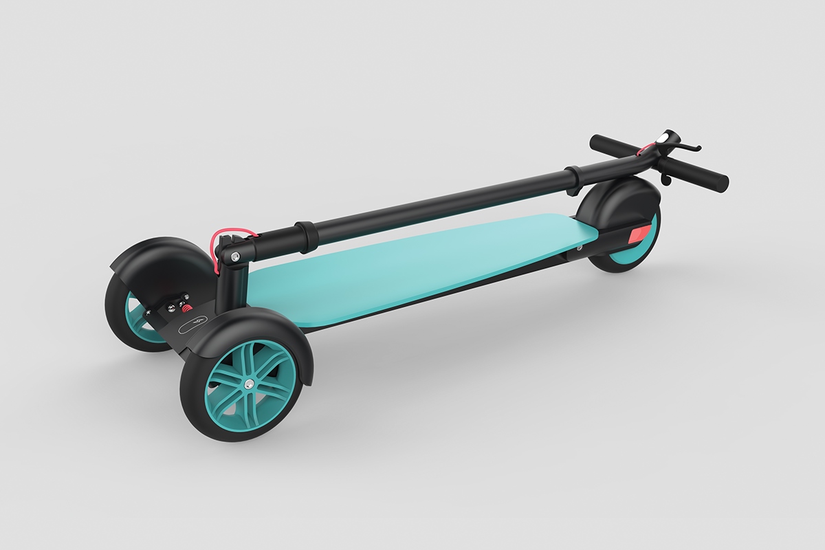 Scooter electric Kick-Scooter portable product design transportation