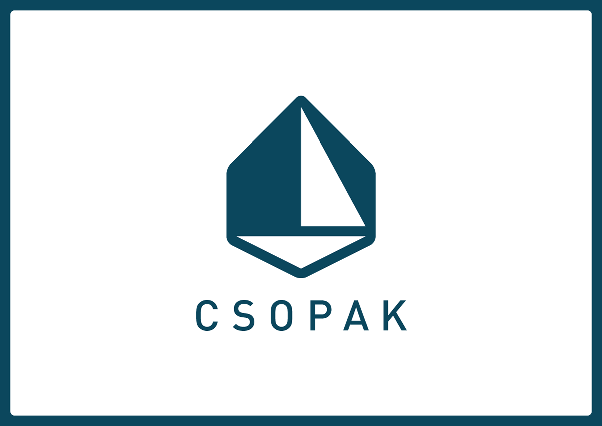 csopak brand ablation logo simple minimal shipping sailing water sea transportation olaf lyczba olaf Logo Design emblem