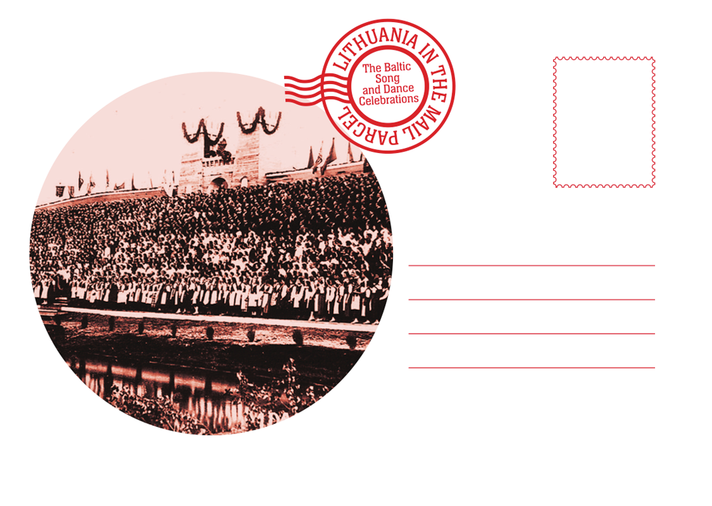 postcard mail parcel Booklet stamp send lithuania Exhibition 