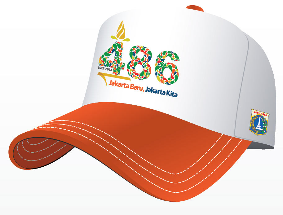 486 Jakarta City Jakarta City Anniversary goodie bag CD cover bussiness card cover letter polo shirt poster X Banner hat billboard