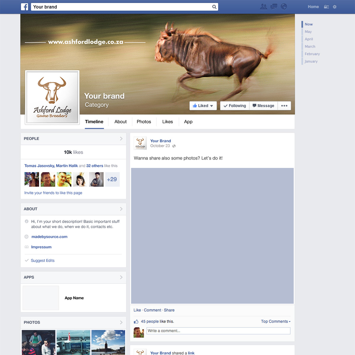 facebook wild life Catalogue Website auction