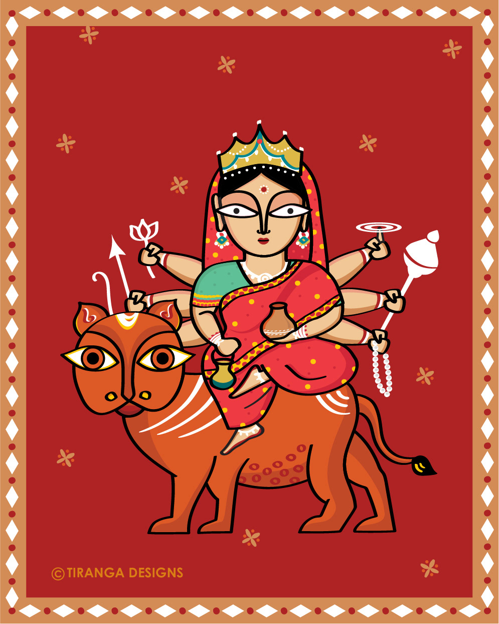 Goddess Durga- 9 forms worshipped during Navratri on Behance