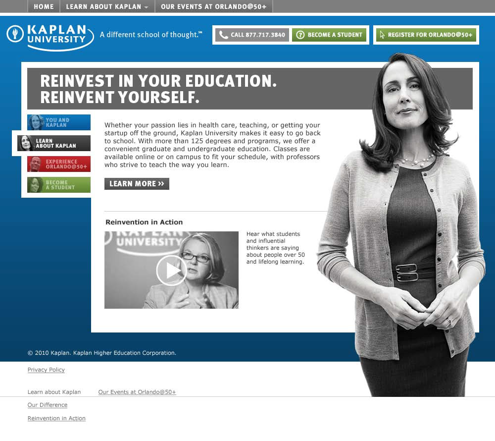 Kaplan University  Kaplan Commitment  Continuing education Kaplan Commitment continuing education