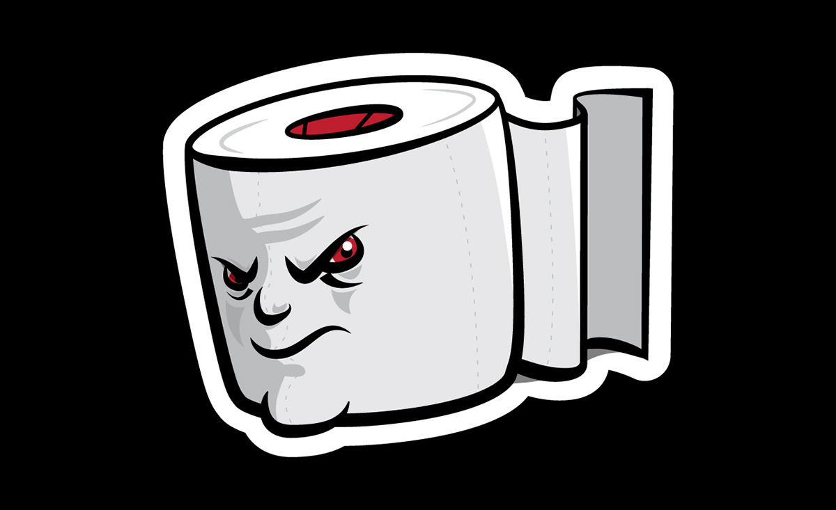 toilet paper sports team Sports Team logo Fun random