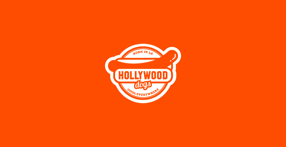 Food  hot dog gastronomy comida restaurant hollywood lettering Fast food Truck brand