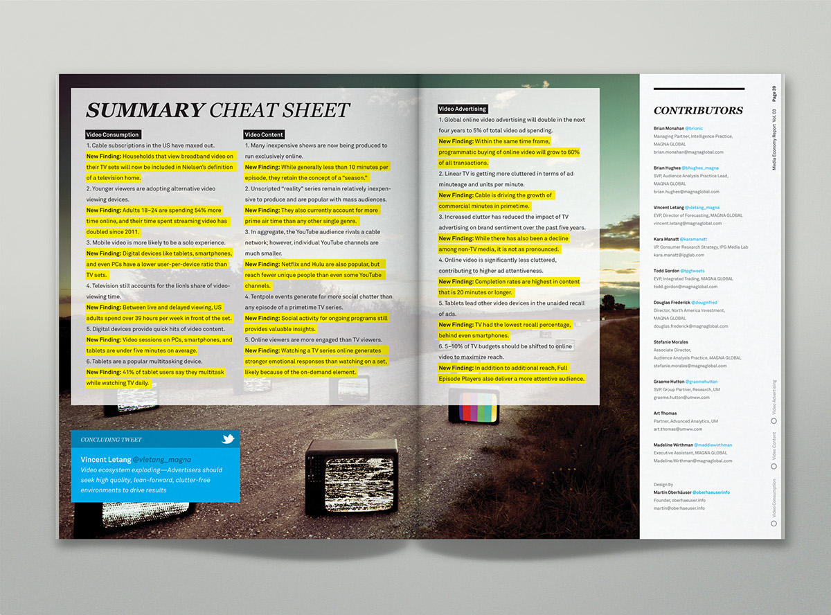 MagnaGlobal infographics information design data visualization infographic magazine Booklet minimal