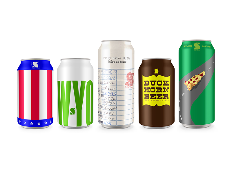 Adobe Portfolio beer Packaging craft beer history resurrect can
