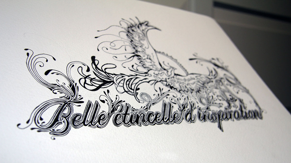 ink design creative French Quotes