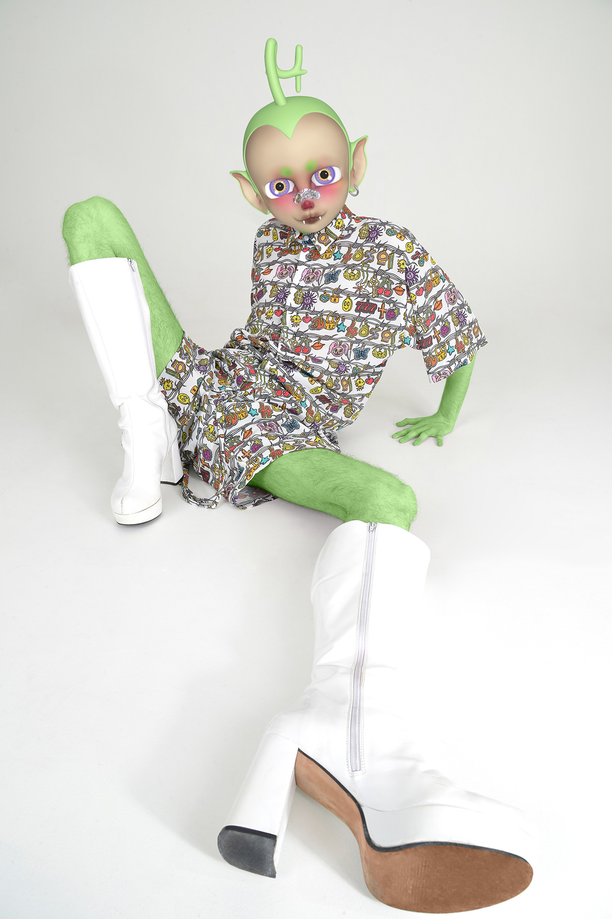 3D campaign cute Fashion  teletubbies