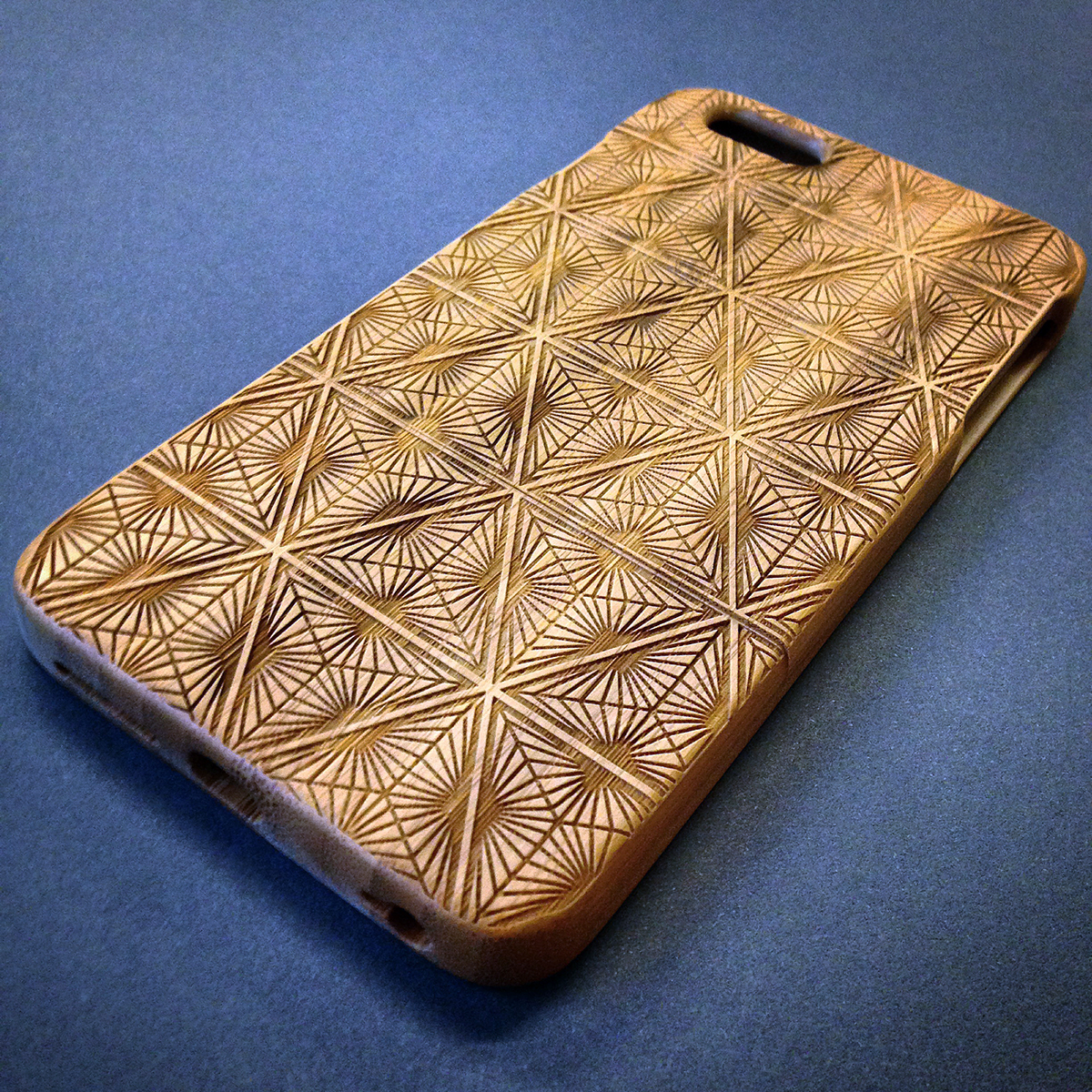 laserengraved Laseretched   bamboo phonecase iphone6plus iphonecase wood geometric
