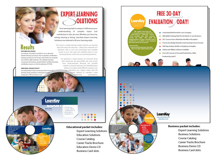 e-learning brochure flyer Silks