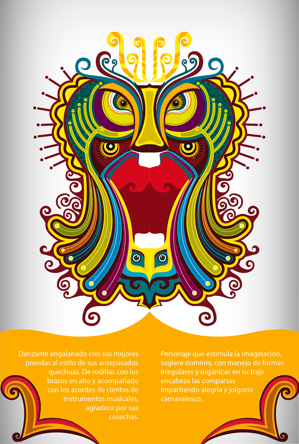 mascaras diseño art colors fantastic Carnival Carnaval PASTO nariño Character