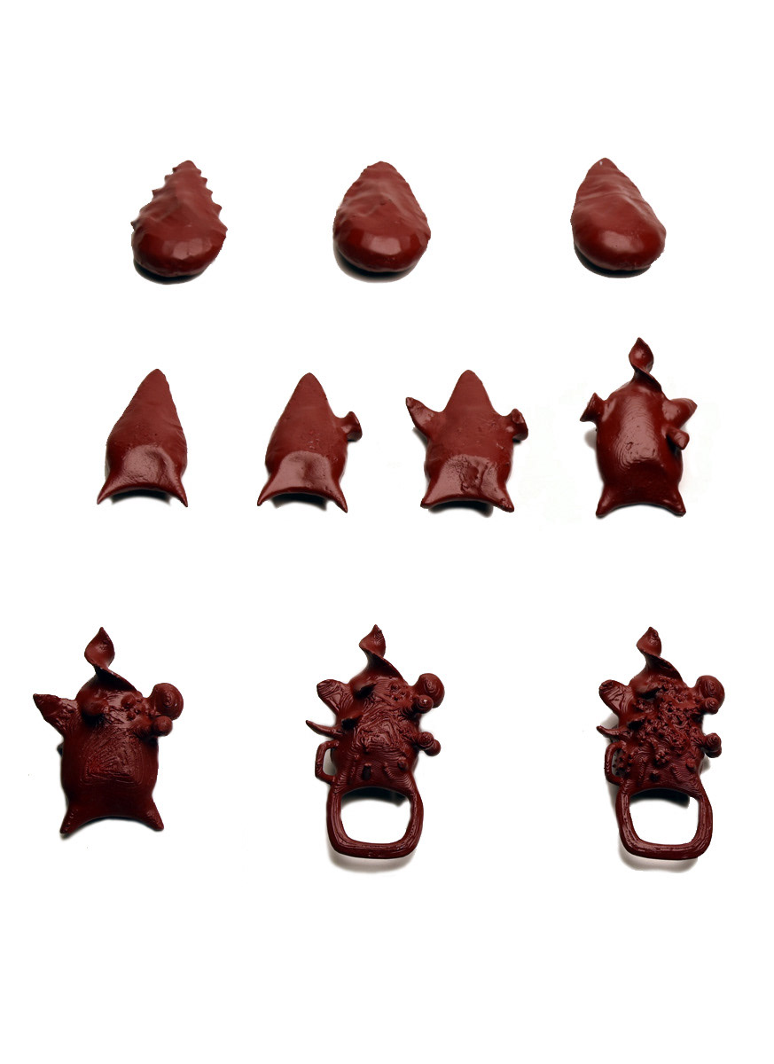 design product object digital fabrication 3d print Zbrush manual artefact set