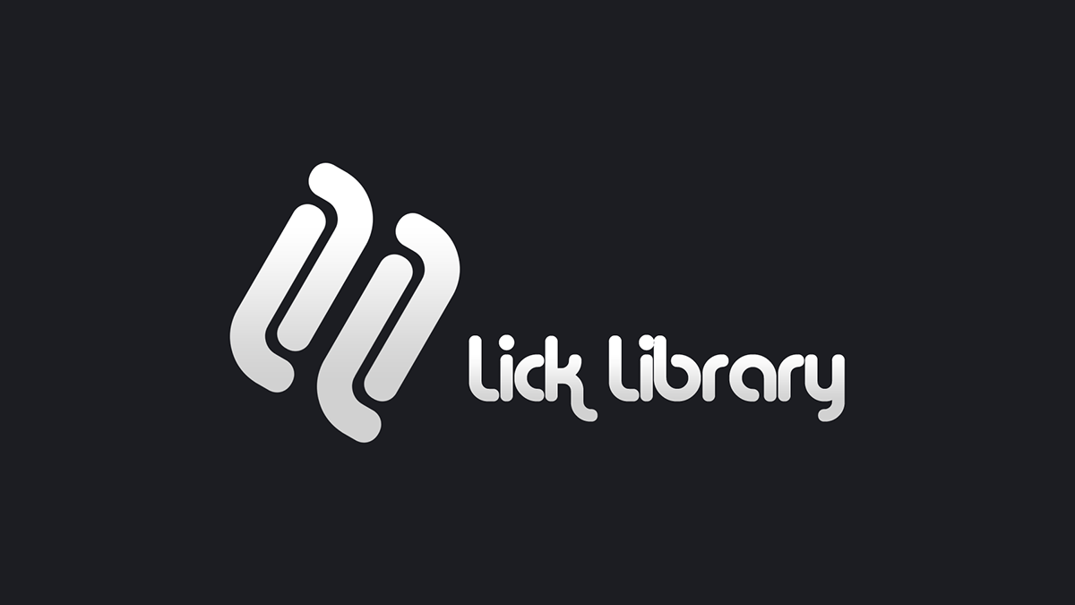 Lick Library library Theta design Icon logo lick clean White grade ll app
