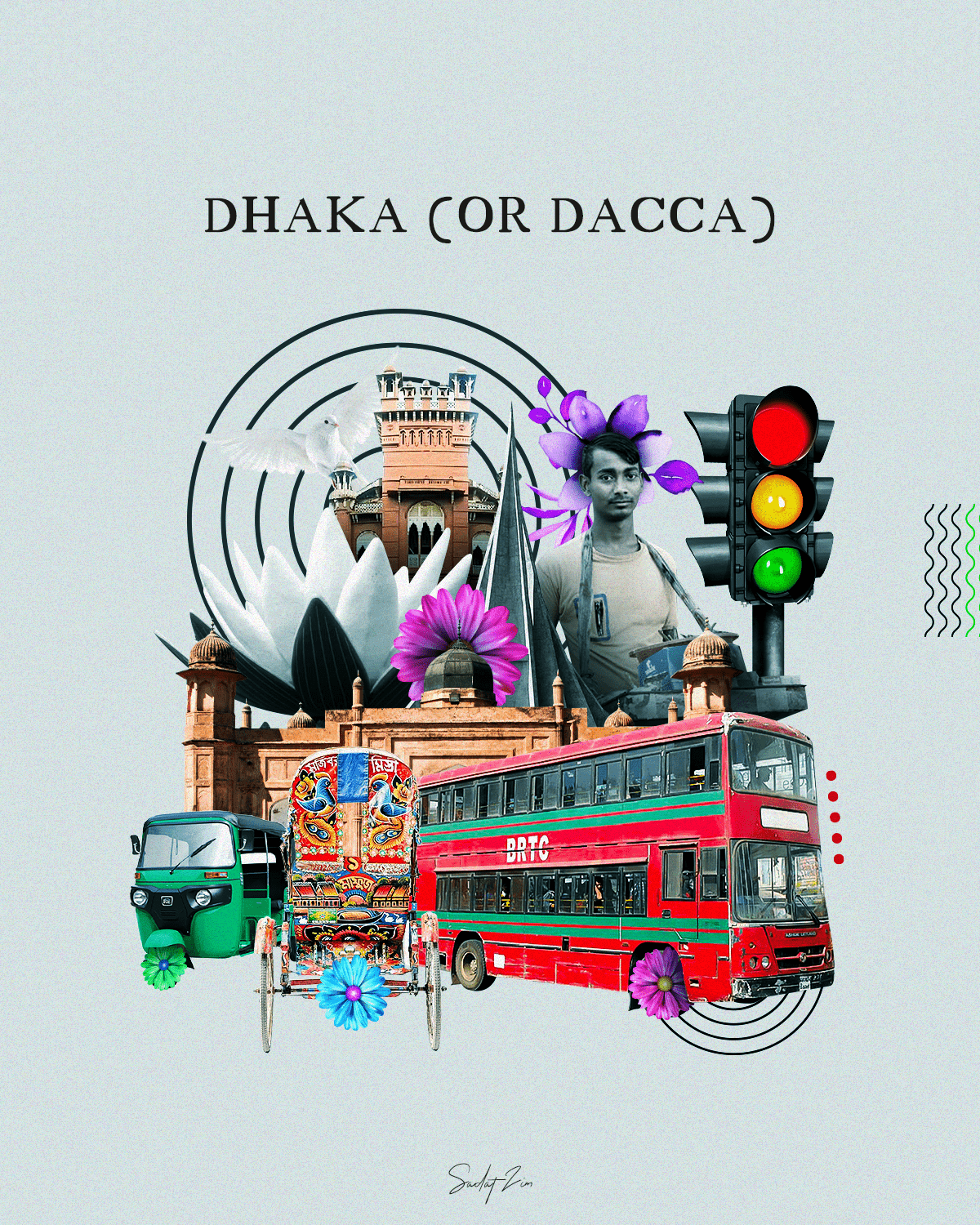 Advertising  Bangladesh City Life culture design dhaka festival graphic design  history Social media post