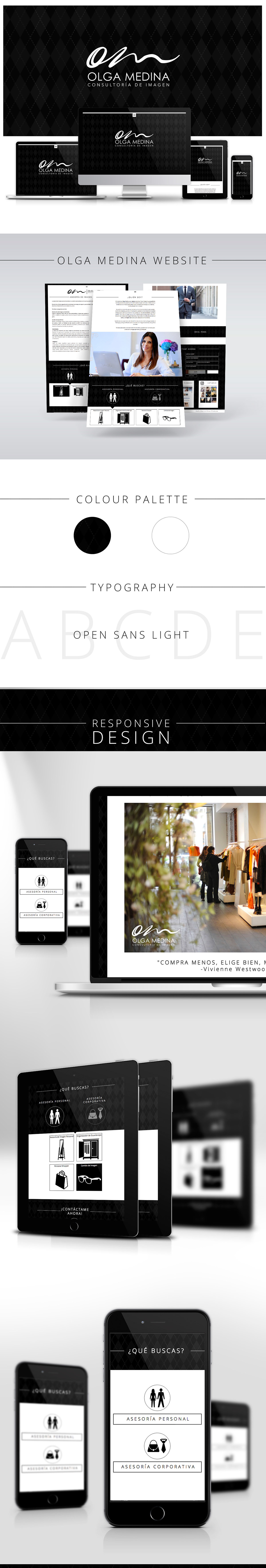 Consulting beauty personal shopper Personal image colour Personal Consulting black White minimal design Elegant Design elegant fine Responsive tablet