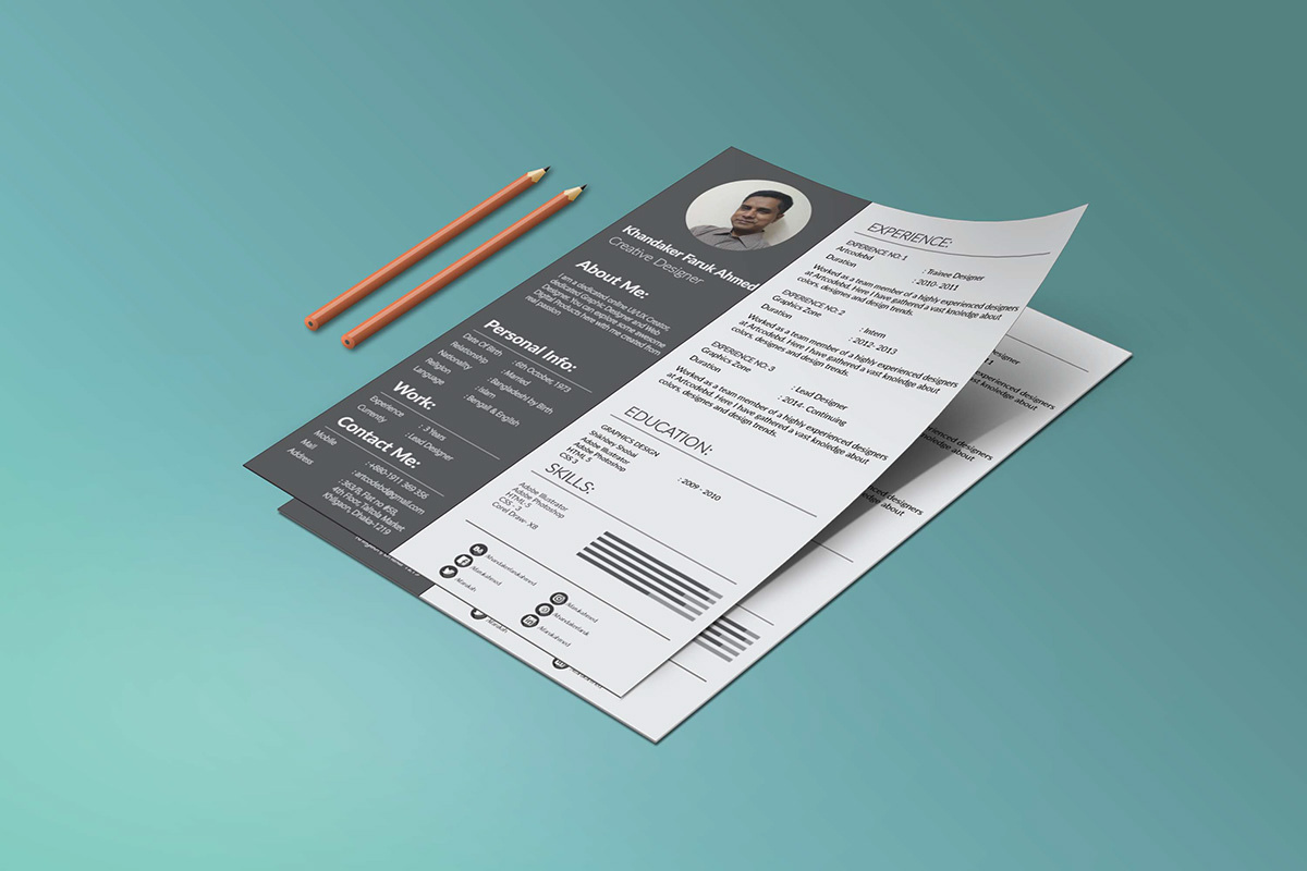 grphics CV Resume graphicsdesigner