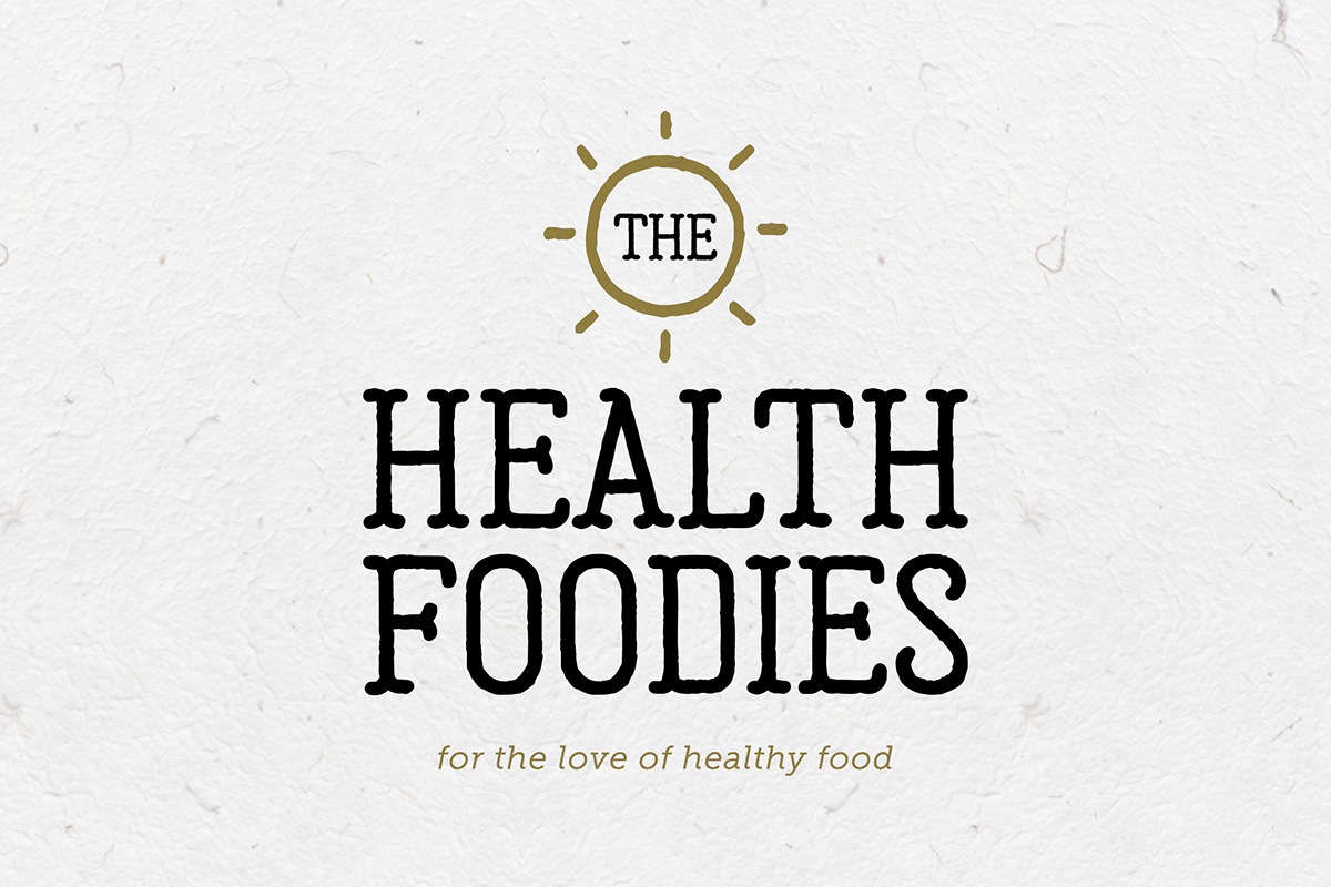 health food health foodies gold coast logo identity Sun rustic