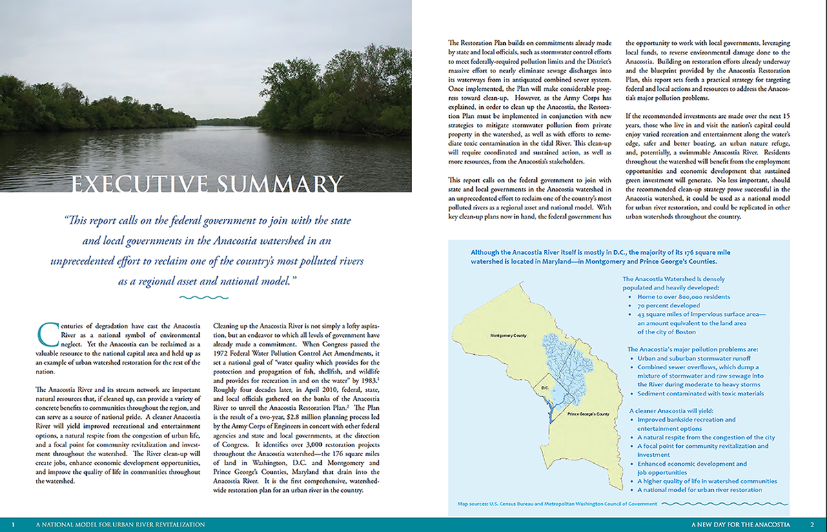 Adobe Portfolio annual report nonprofit environmental