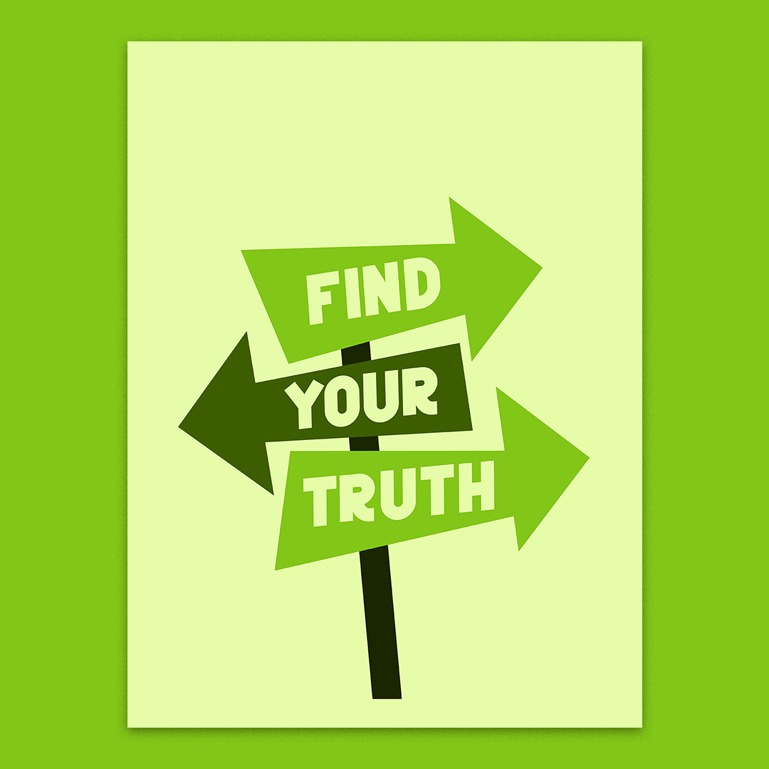 lettering Handlettering typography   green find your truth