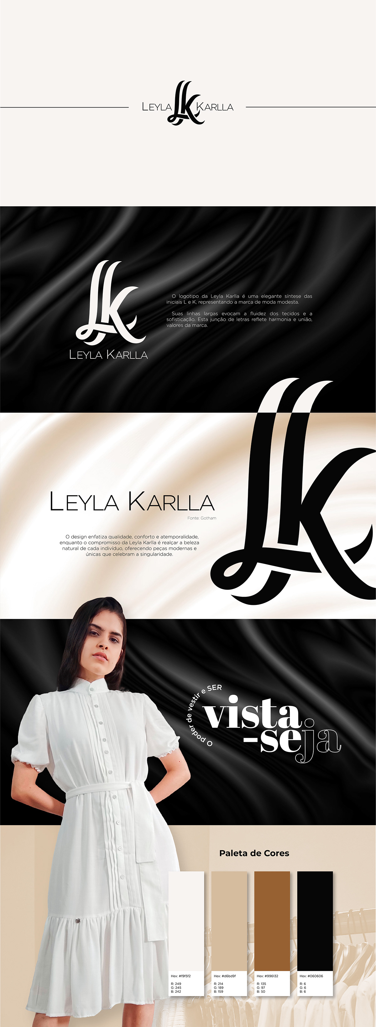 moda moda feminina brand identity Logo Design Graphic Designer adobe illustrator visual identity brand Adobe Portfolio
