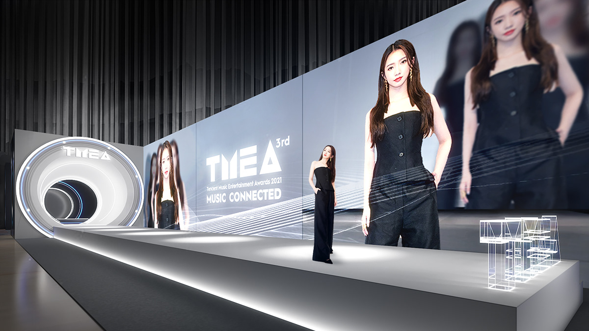 3dmax Fashion  Interior model music red carpet Render TMEA UE4