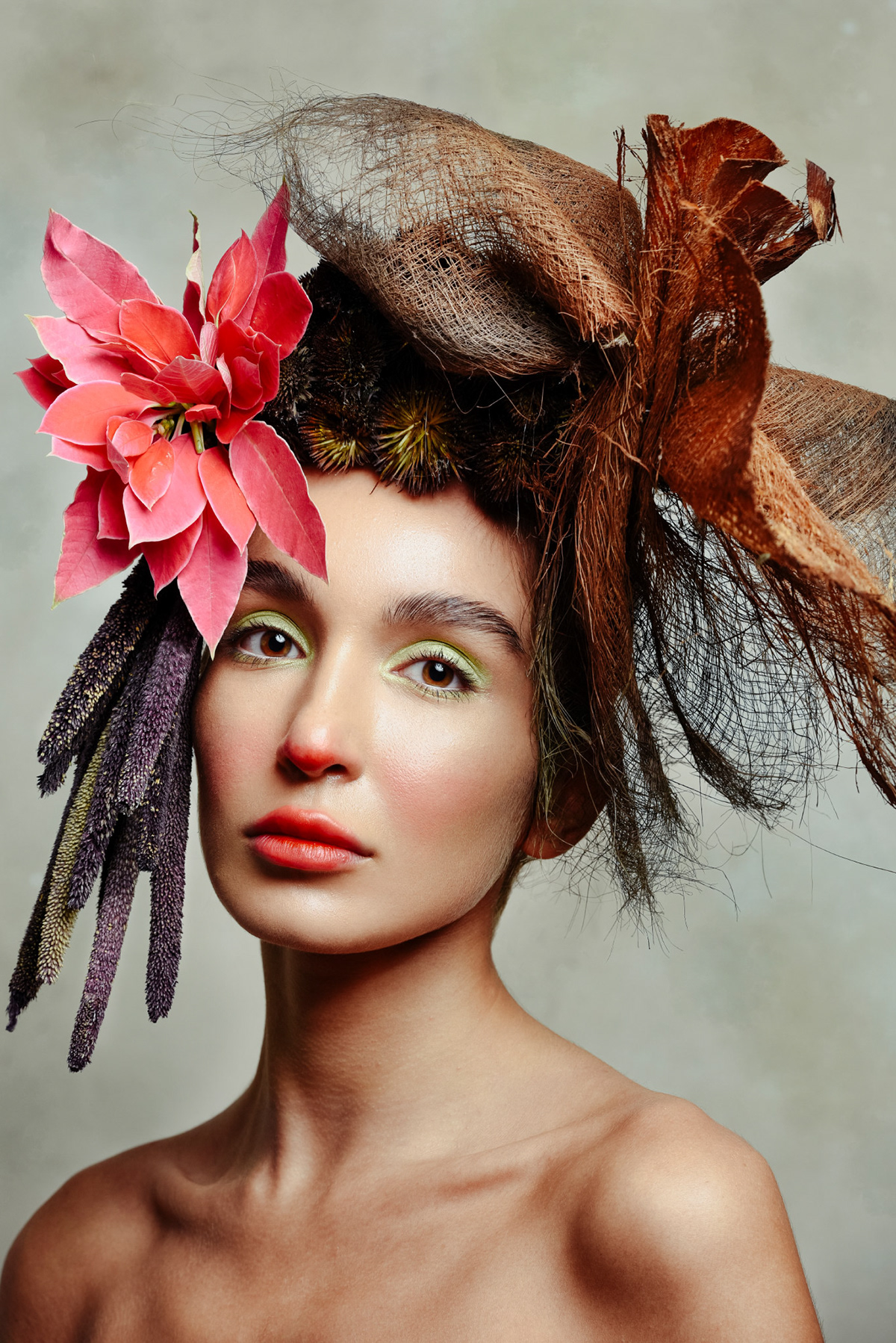 beauty beauty photography editorial Fashion  headpiece makeup model Photography  photoshoot Style