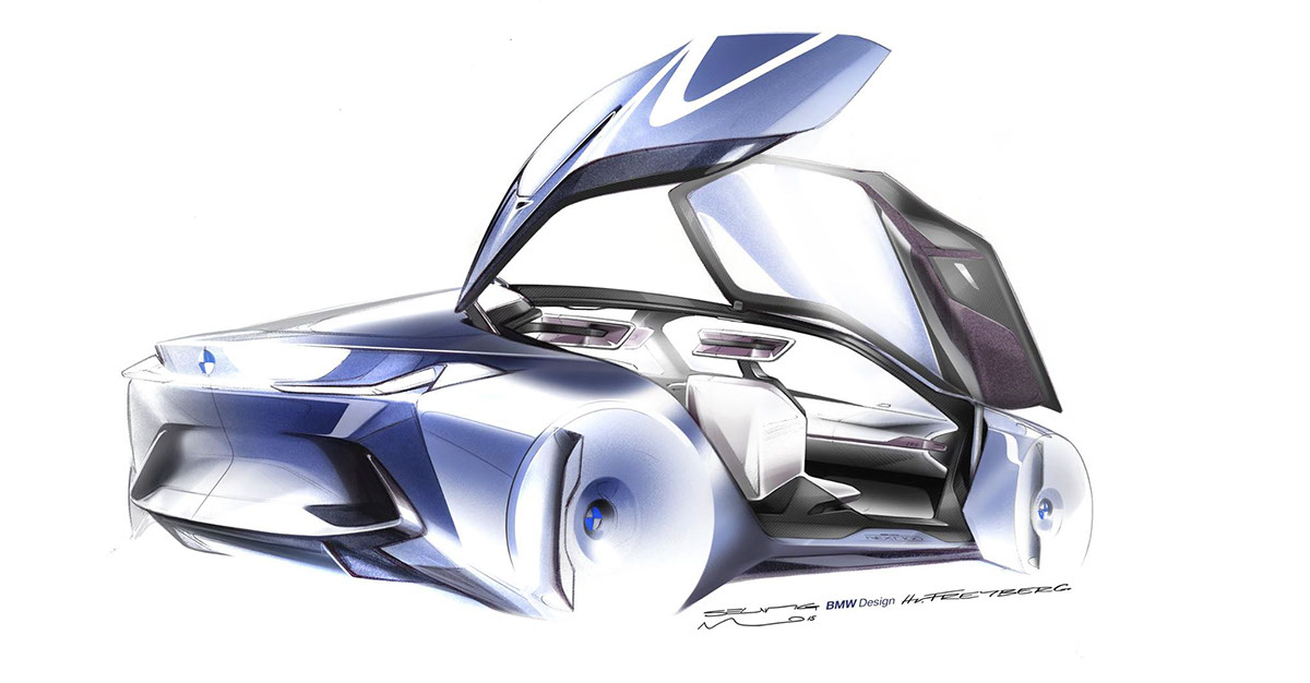 BMW next 100 vision future car design Pforzheim automotive   design