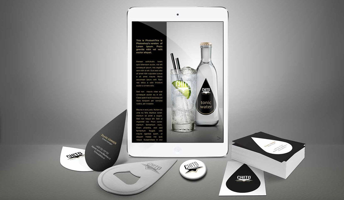tonic drink Lable packaking botle logo Logotype chinin artwork labledesign redesign